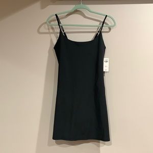 Black Abercrombie traveler mini dress